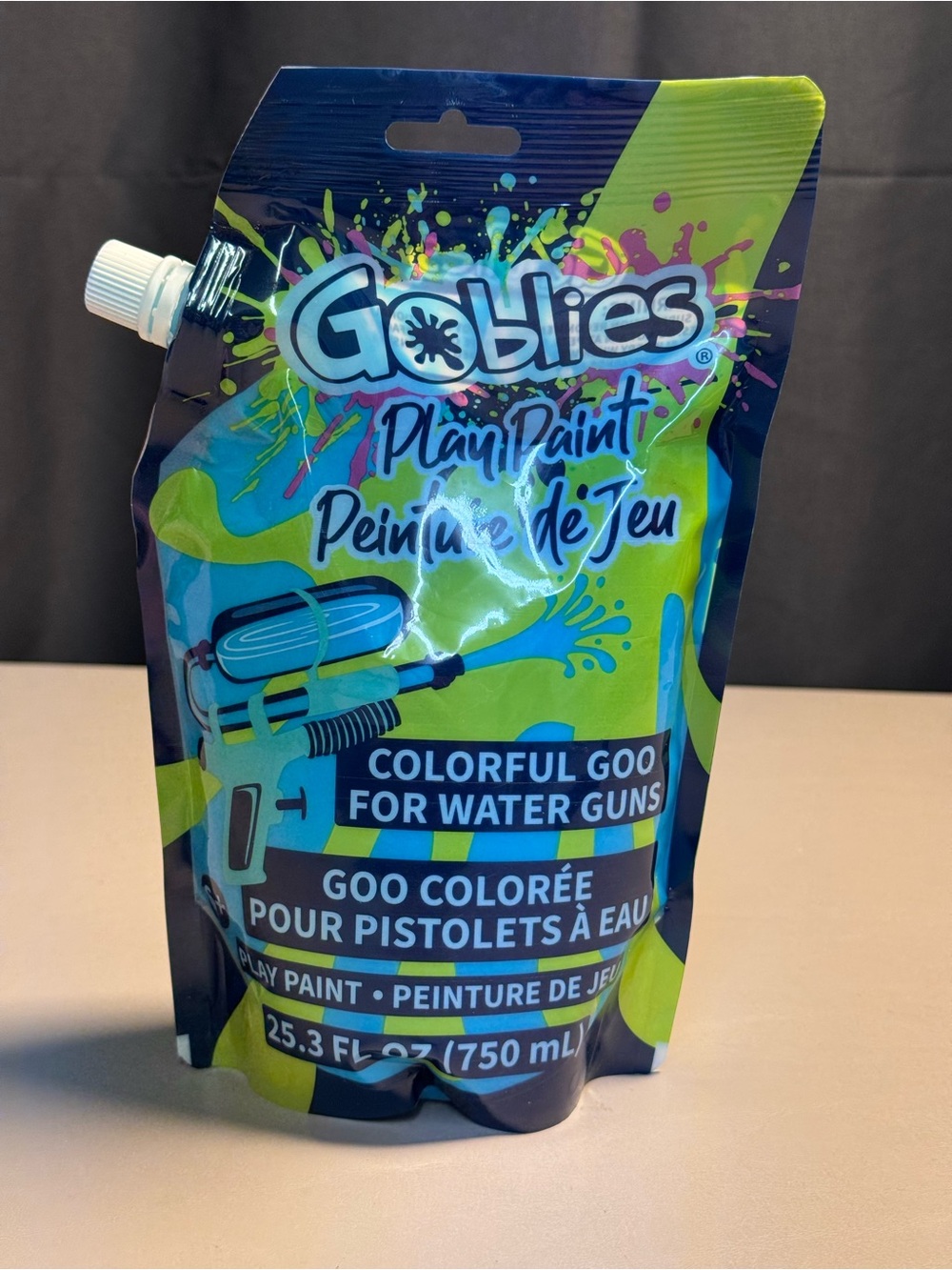 Play Paint Colorful Goo for Water Guns - Blue